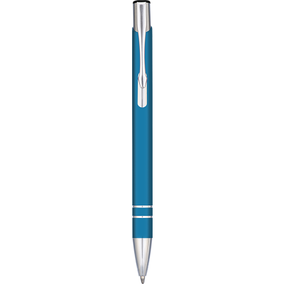 Picture of ELECTRA CLASSIC SOFT FEEL METAL BALL PEN - AQUA