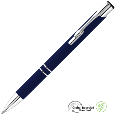 Picture of ELECTRA CLASSIC GRS RECYCLED SOFT FEEL BALL PEN - DARK BLUE