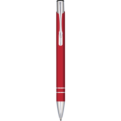 Picture of ELECTRA CLASSIC SOFT FEEL METAL BALL PEN - RED