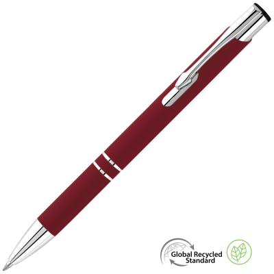 Picture of ELECTRA CLASSIC GRS RECYCLED SOFT FEEL BALL PEN - BURGUNDY