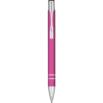 Picture of ELECTRA CLASSIC SOFT FEEL METAL BALL PEN - PINK