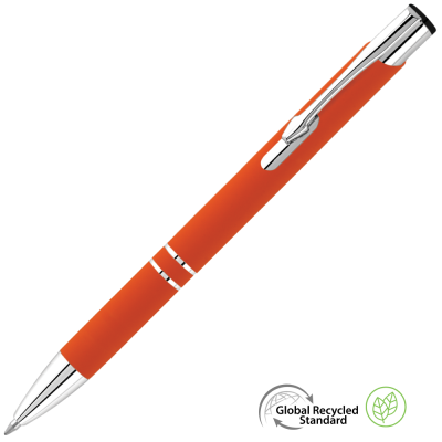 Picture of ELECTRA CLASSIC GRS RECYCLED SOFT FEEL BALL PEN - ORANGE