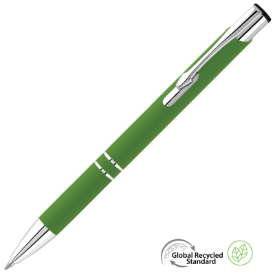 Picture of ELECTRA CLASSIC GRS RECYCLED SOFT FEEL BALL PEN - GREEN