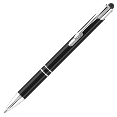 Picture of ELECTRA-I CLASSIC METAL BALL PEN with Stylus - Black