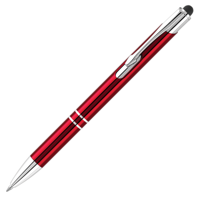 Picture of ELECTRA-I CLASSIC METAL BALL PEN with Stylus - Red