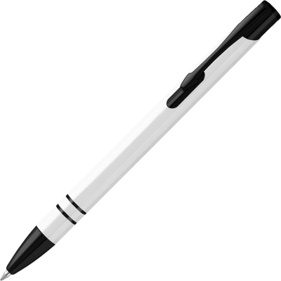 Picture of ELECTRA NOIR METAL BALL PEN - WHITE