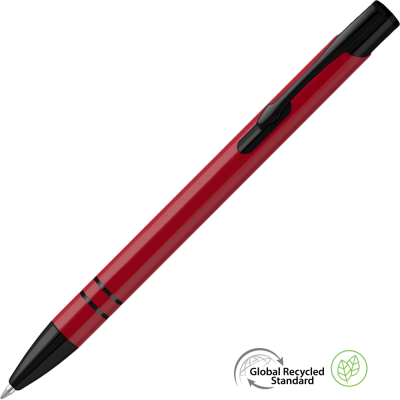 Picture of ELECTRA NOIR GRS RECYCLED BALL PEN - RED