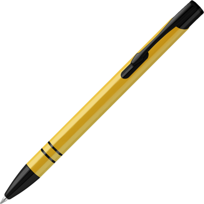 Picture of ELECTRA NOIR METAL BALL PEN - YELLOW