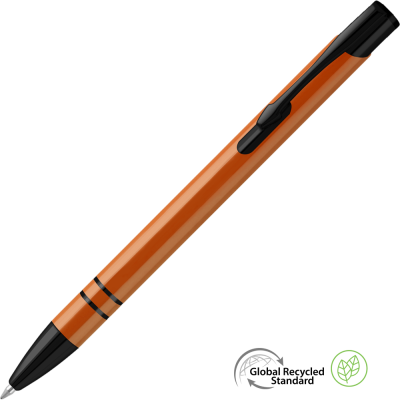 Picture of ELECTRA NOIR GRS RECYCLED BALL PEN - ORANGE