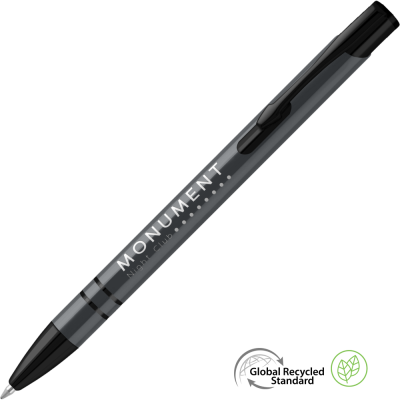 Picture of ELECTRA NOIR GRS RECYCLED BALL PEN - SLATE