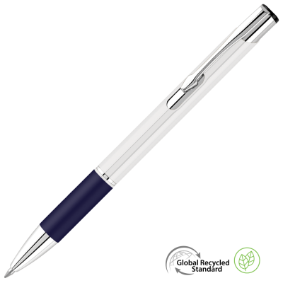 Picture of ELECTRA GRIP GRS RECYCLED METAL BALL PEN - BLUE