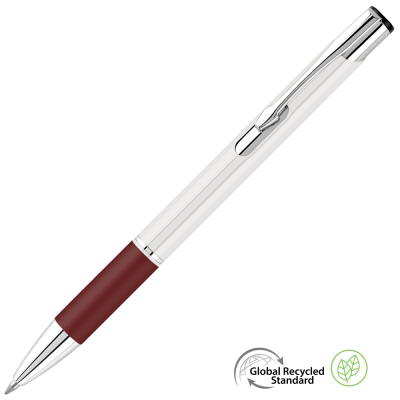 Picture of ELECTRA GRIP GRS RECYCLED METAL BALL PEN - RED