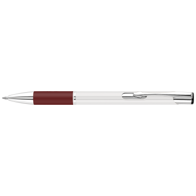 Picture of ELECTRA GRIP METAL BALL PEN - RED