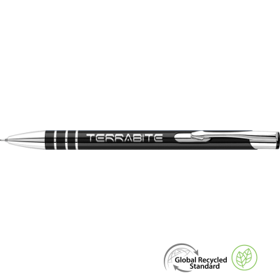 Picture of ELECTRA INKREDIBLE GRS RECYCLED METAL ROLLERBALL PEN - BLACK