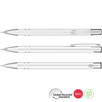 Picture of ELECTRA GRS RECYCLED MECHANICAL METAL PENCIL - SILVER - SILVER.