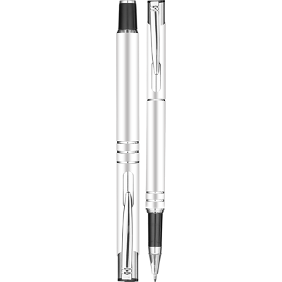 Picture of ELECTRA METAL ROLLERBALL PEN - SILVER