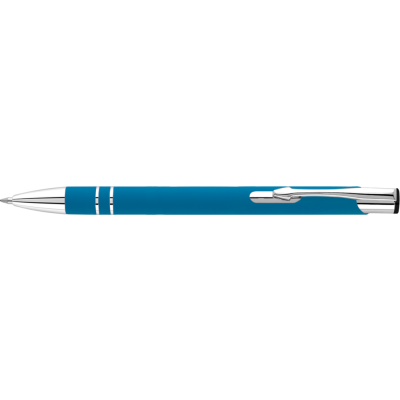 Picture of ELECTRA SOFT FEEL METAL BALL PEN - AQUA (BLUE INK)