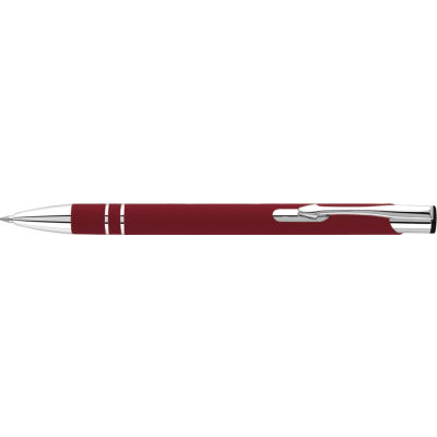 Picture of ELECTRA SOFT FEEL METAL BALL PEN - BURGUNDY (BLUE INK)