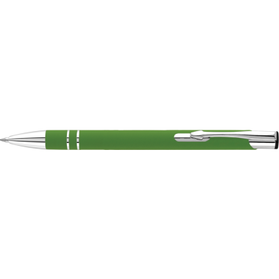 Picture of ELECTRA SOFT FEEL METAL BALL PEN - GREEN (BLUE INK)