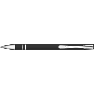 Picture of ELECTRA SOFT FEEL METAL BALL PEN - SLATE (BLUE INK)