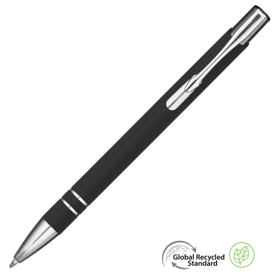 Picture of ELECTRA GRS RECYCLED SOFT FEEL METAL BALL PEN - SLATE