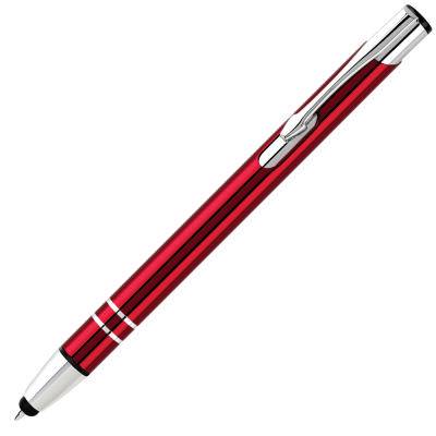 Picture of ELECTRA METAL TOUCH STYLUS BALL PEN - RED