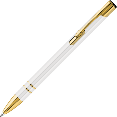 Picture of ELECTRA ORO METAL BALL PEN - WHITE