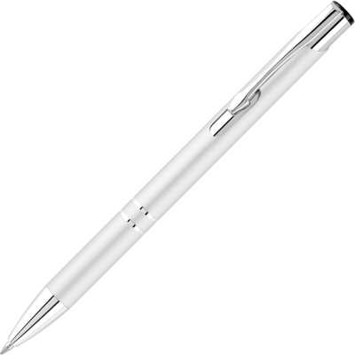 Picture of ELECTRA CLASSIC SATIN METAL BALL PEN - WHITE