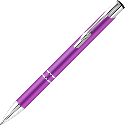 Picture of ELECTRA CLASSIC SATIN METAL BALL PEN - PURPLE