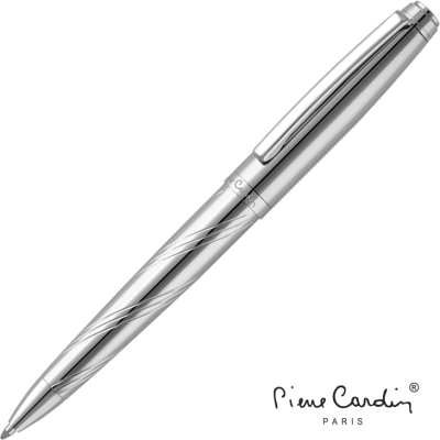 Picture of PIERRE CARDIN BIARRITZ METAL BALL PEN - SILVER