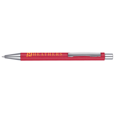 Picture of GLOBAL WHEATSTRAW BALL PEN - RED