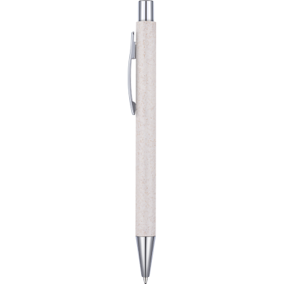 Picture of GLOBAL WHEATSTRAW BALL PEN - NATURAL