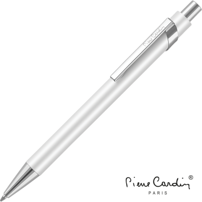 Picture of PIERRE CARDIN LAFLEUR METAL BALL PEN - WHITE