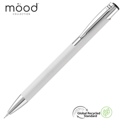 Picture of MOOD GRS RECYCLED SOFT FEEL METAL MECHANICAL PENCIL - WHITE