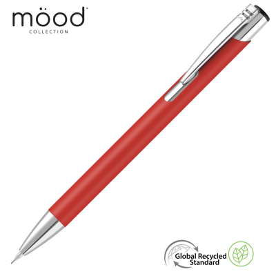 Picture of MOOD GRS RECYCLED SOFT FEEL METAL MECHANICAL PENCIL - RED