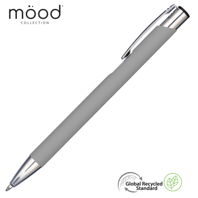 Picture of MOOD GRS RECYCLED SOFT FEEL METAL BALL PEN - COOL GREY