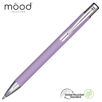 Picture of MOOD GRS RECYCLED SOFT FEEL METAL BALL PEN - PASTEL PURPLE