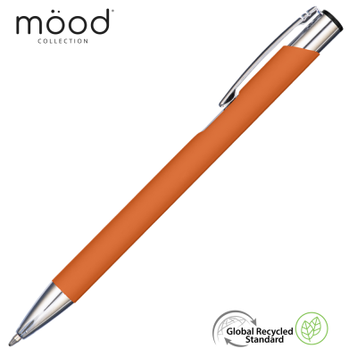 Picture of MOOD GRS RECYCLED SOFT FEEL METAL BALL PEN - ORANGE