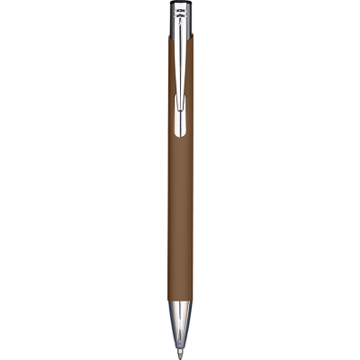 Picture of MOOD SOFT FEEL METAL BALL PEN - BROWN