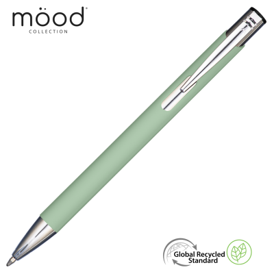 Picture of MOOD GRS RECYCLED SOFT FEEL METAL BALL PEN - PASTEL GREEN