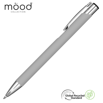 Picture of MOOD GRS RECYCLED SOFT FEEL METAL BALL PEN - SILVER