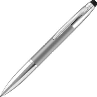 Picture of NORSTON-I SOFT FEEL METAL BALL PEN - SILVER