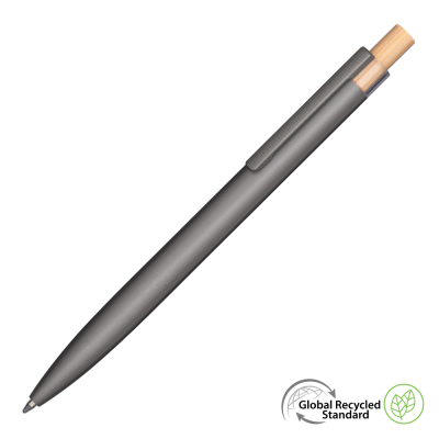 Picture of SECOND-LIFE GRS RECYCLED METAL BALL PEN - DARK GREY