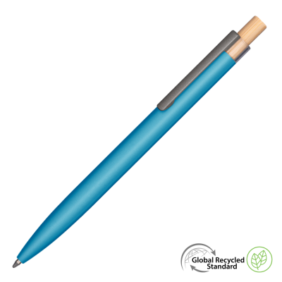 Picture of SECOND-LIFE GRS RECYCLED METAL BALL PEN - LIGHT BLUE