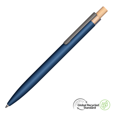 Picture of SECOND-LIFE GRS RECYCLED METAL BALL PEN - NAVY BLUE