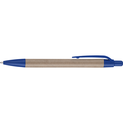 Picture of STRAWKRAFT RECYCLED PAPER BALL PEN - BLUE