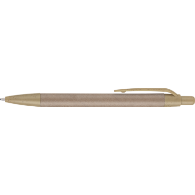 Picture of STRAWKRAFT RECYCLED PAPER BALL PEN - NATURAL