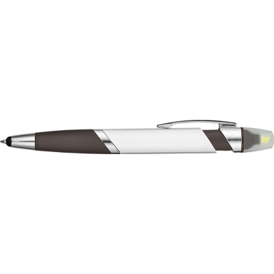 Picture of SPECTRUM HI-MAX 2 in 1 Highlighter Ball Pen - Black.