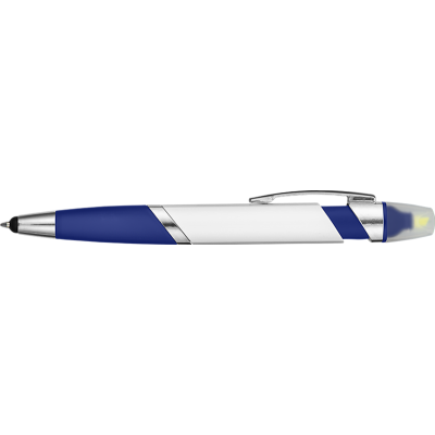 Picture of SPECTRUM HI-MAX 2 in 1 Highlighter Ball Pen - Blue