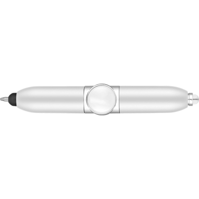 Picture of AXIS SPINNER BALL PEN with Stylus - White